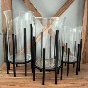 Set of candle holders